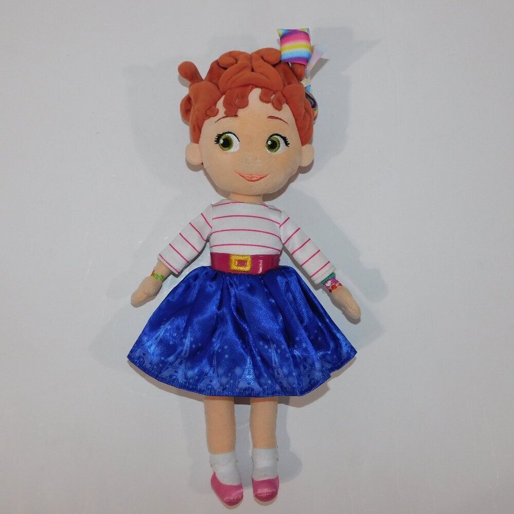Disney Junior Fancy Nancy 14" Plush Stuffed Soft Doll Eiffel Tower Skirt HTF